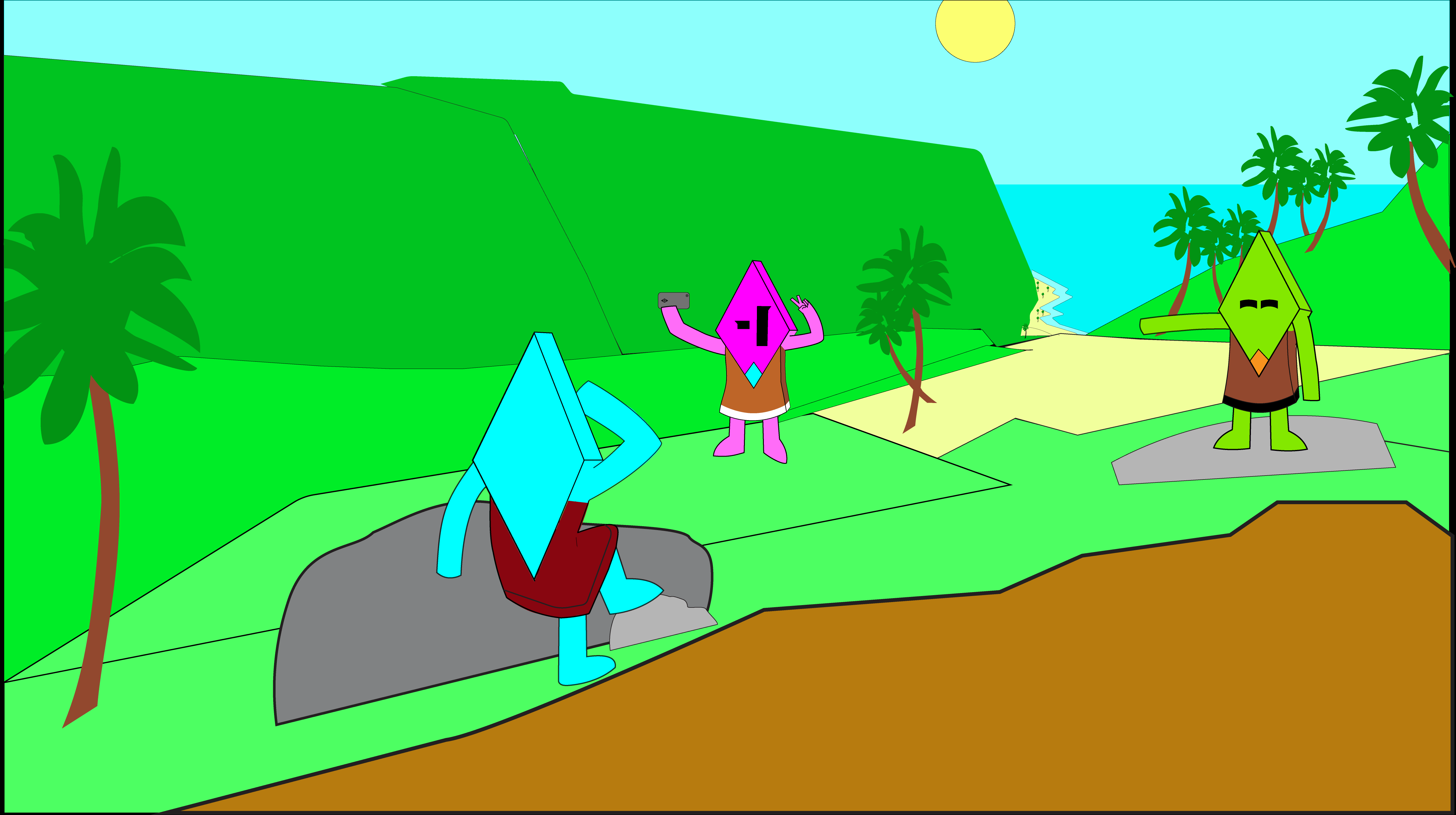 Afterlife Environment Setting Scene